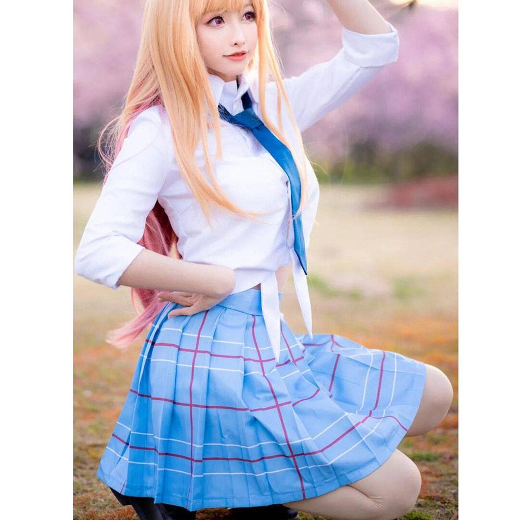 Cosplay Anime Moje Oblékání Darling Marin Kitagawa JK Uniforma Košile Sukně Oblečení Halloween Karneval Kostýmy Cosplay