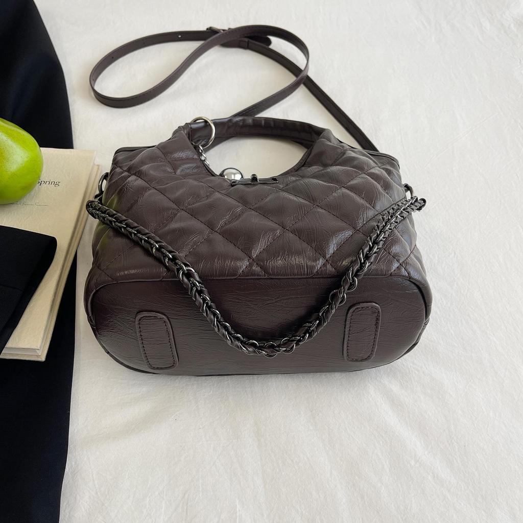 2026 Retro Niche Women's Large Capacity Single Shoulder Bag - Versatile Tote, Mother-Daughter Style