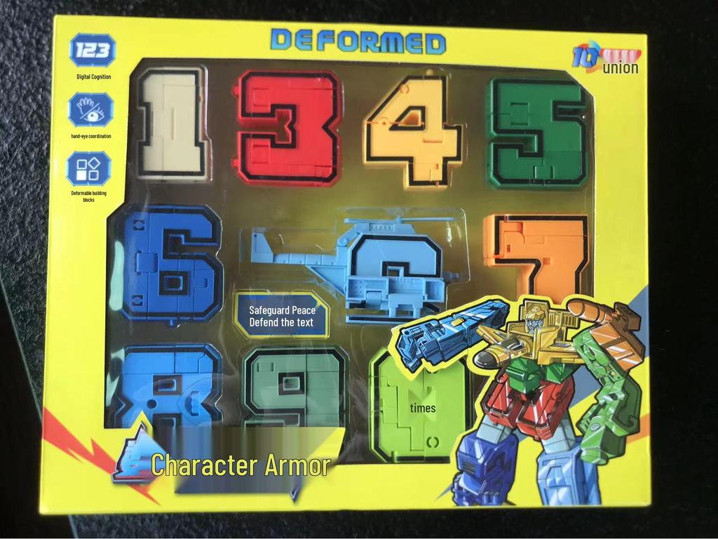 Children's Transforming Robot Car Educational Set