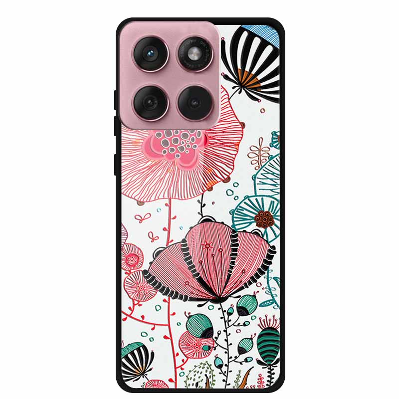 

Glass Case For Motorola Edge 60 60s 5G Case 6.67 Hard Tempered Glass Back Covers Soft Bumper For Motorola Edge 60 Fusion Fundas Moto Edge 60 5G