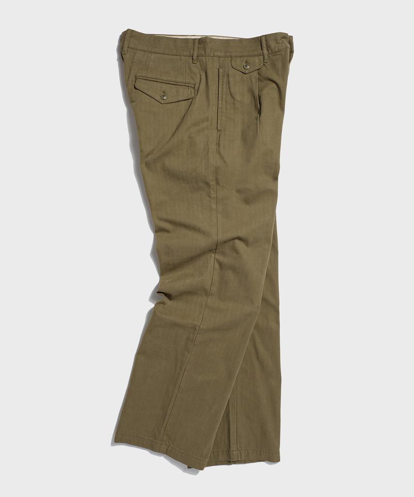 Ledeutoneido 1950 Heratage Officer Pants Khaki