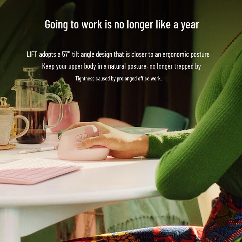 

Logitech Lift Ergonomic Vertical Wireless Mouse