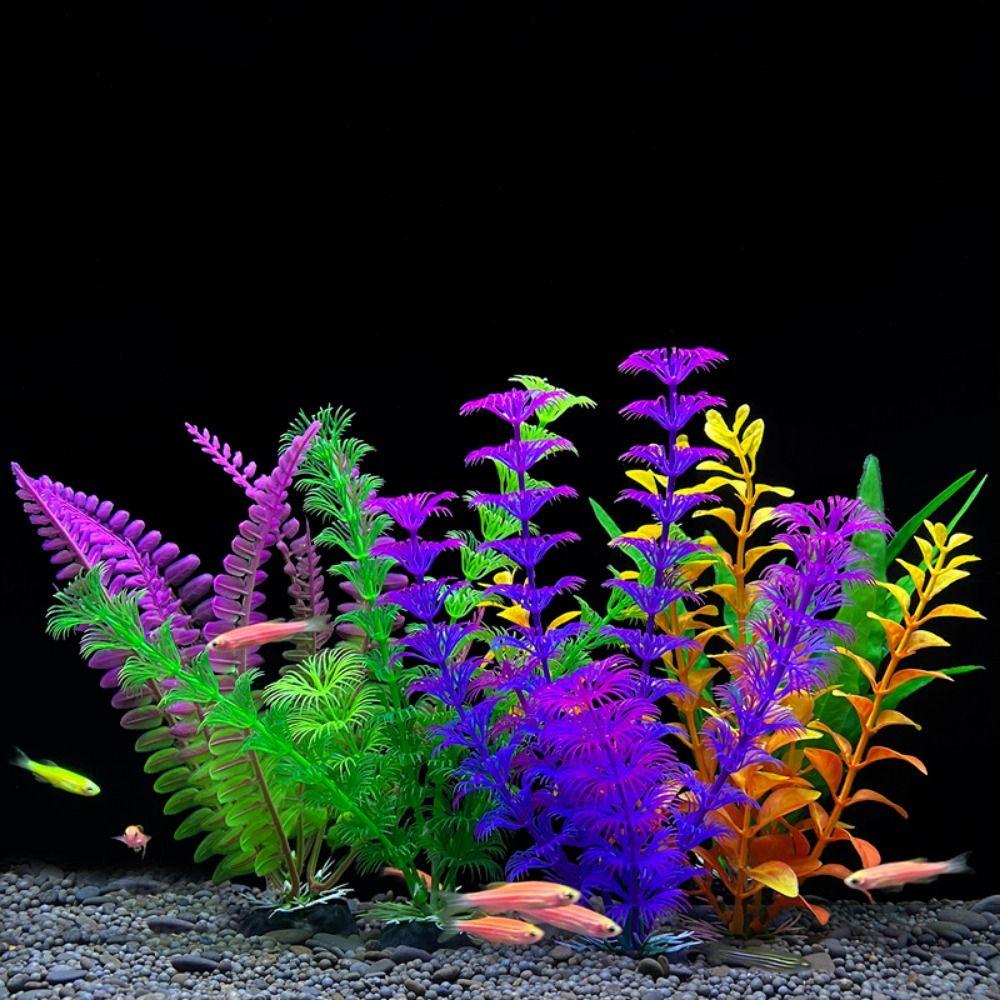 18cm Simulation Water Grass Decorative Fish Tank Ornament Plant Fish Tank