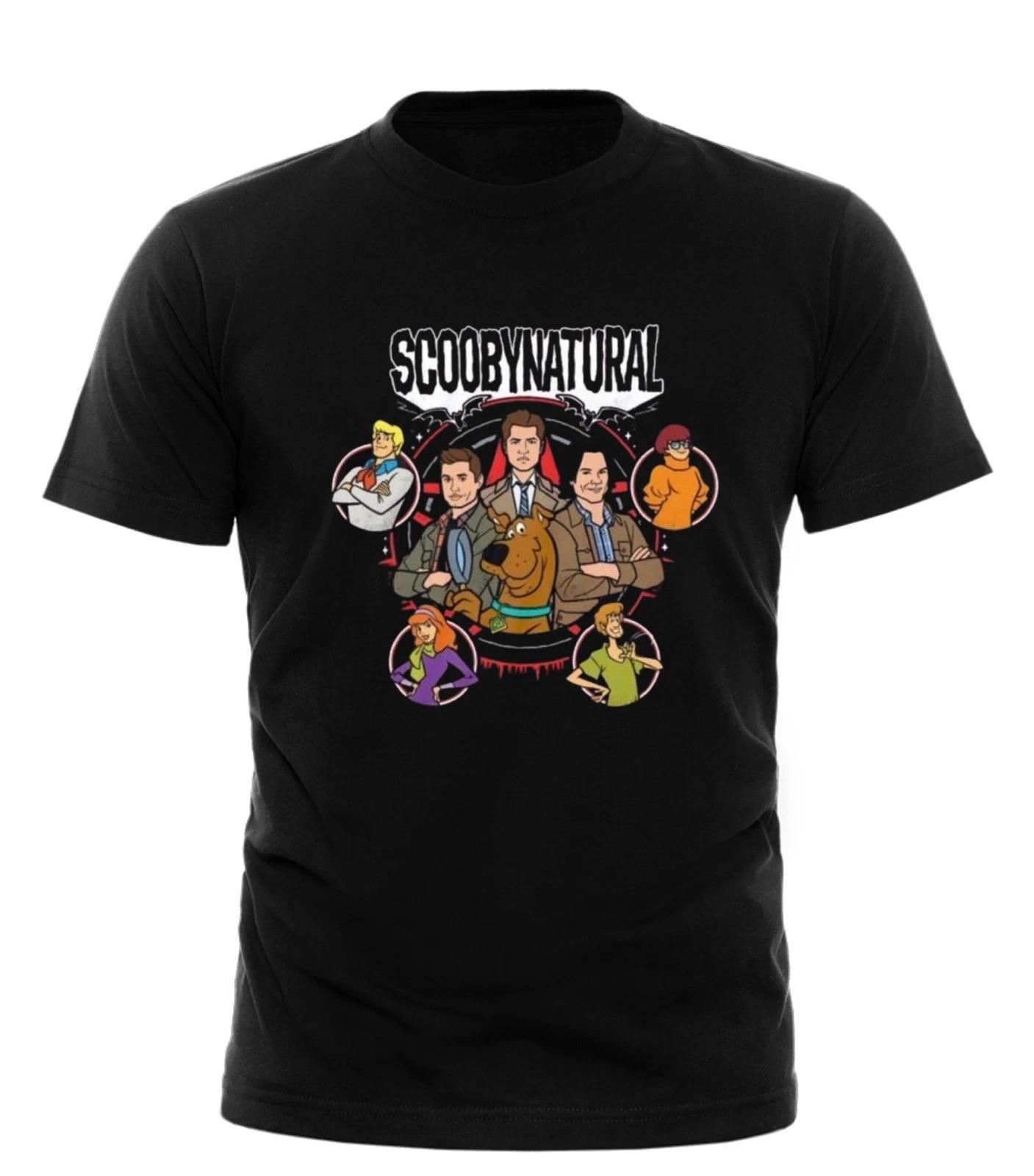 Supernatural T-Shirt – Scoobynatural Crossover Graphic Fan Gift Tee TV Show Fan 2XL