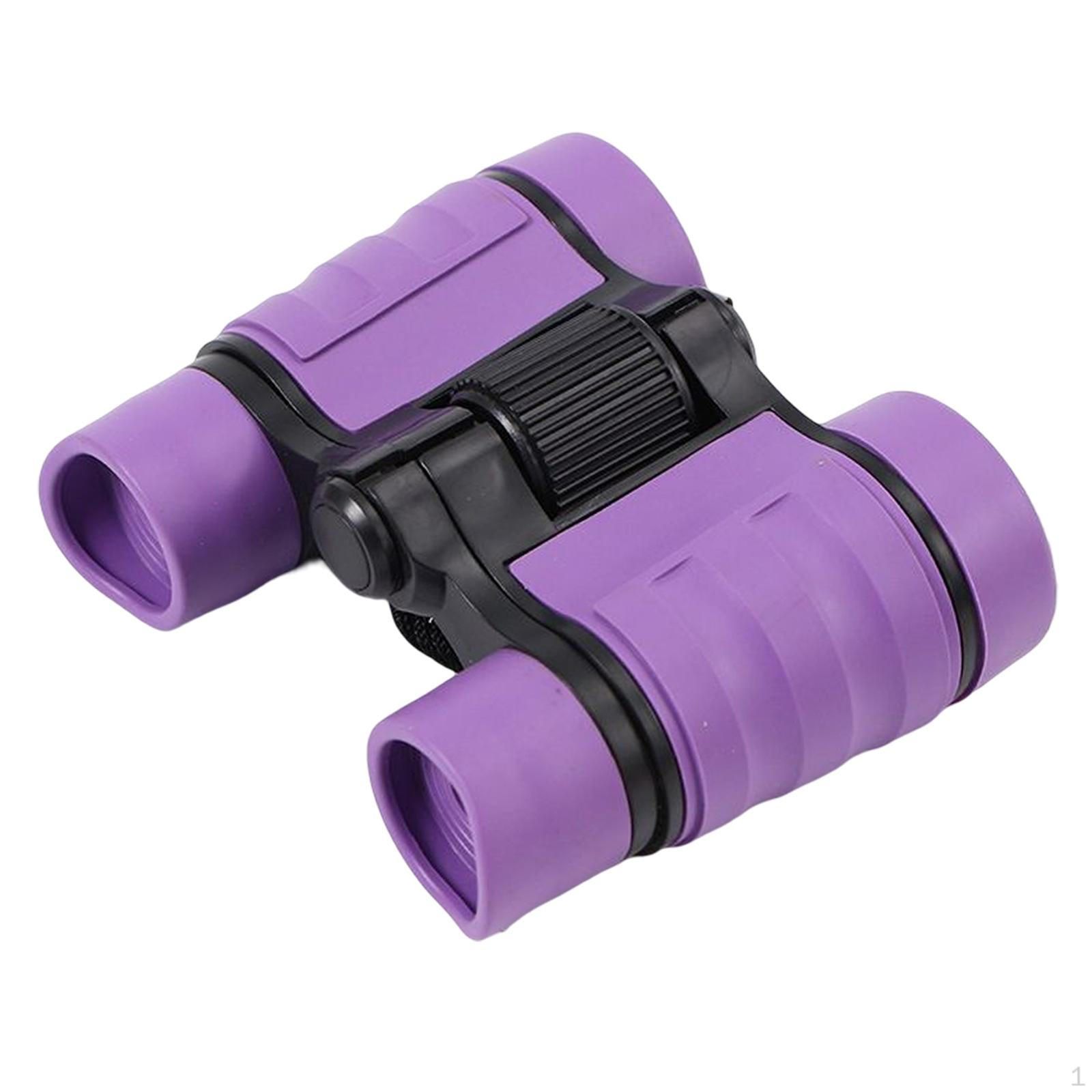 

Lightweight Binoculars s Toy Educational Learning Adjustable Focus for Sightseeing Hiking фіолетовий
