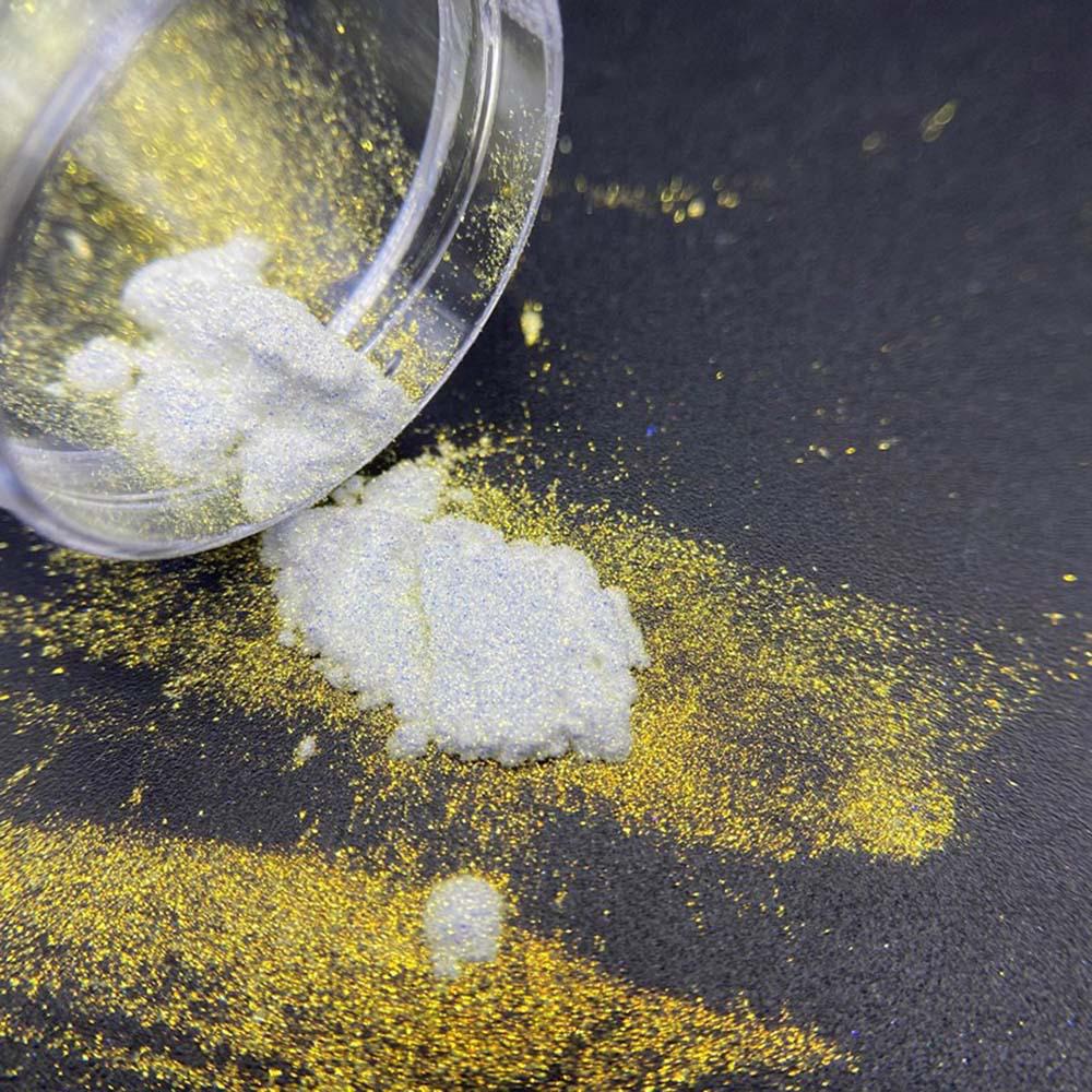 

Пудра для ногтей Хамелеон, меняющая цвет - Переливающийся супер-флэш глиттер