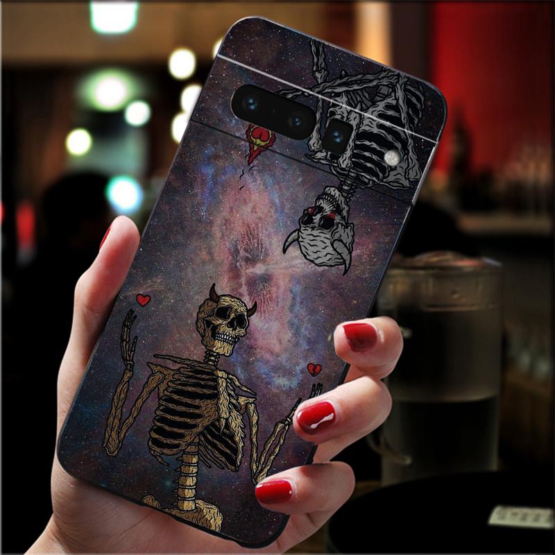 

Skeleton Art Phone Case For Google Pixel 10 9 Pro XL 9A 8 7 6 Pro Pixel 8A 7A 6A Pixel 8 7 6 5 Case Google Pixel 9