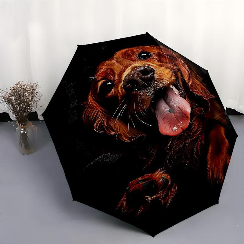 Dog, Portrait- Automatic Umbrella,Suitable for Men and Women,Suitable for Birthdays, Christmas, Gifts for Fashion Lovers0922b