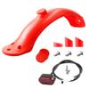 M365/1S Universal Rear Mudguard with Taillight & Hook for Electric Scooters