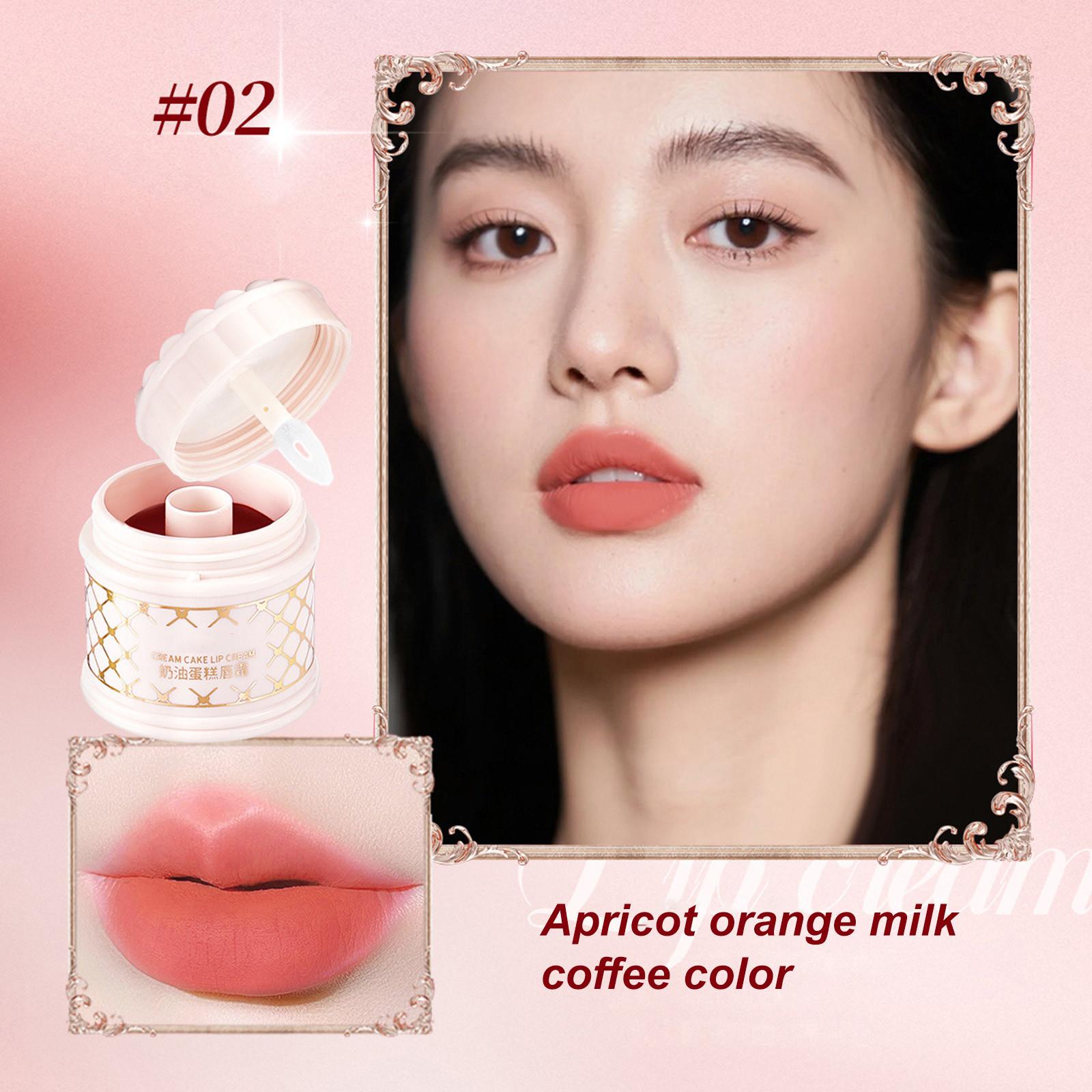 

Strawberry Cake Lipstick, Velvety Smooth Liquid Lipstick, Moisturizing, Stain Free Lip Gloss, Cream Soufflé Cake Lip Cream One Size