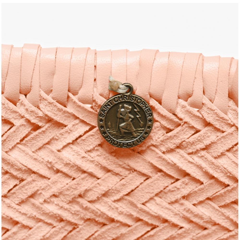 Dragon Diffusion 8811 Pastel Pink Bamboo Triple Jump Small Tote Bag