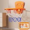 No-Drill Installation Baby Basketball Toy Set Foldable Kids Basketball Set  Home Use