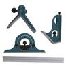 1x Edelstahl Universal Schmieße 180 Grad Winkel Kombinationswinkelmesser Lineal Set