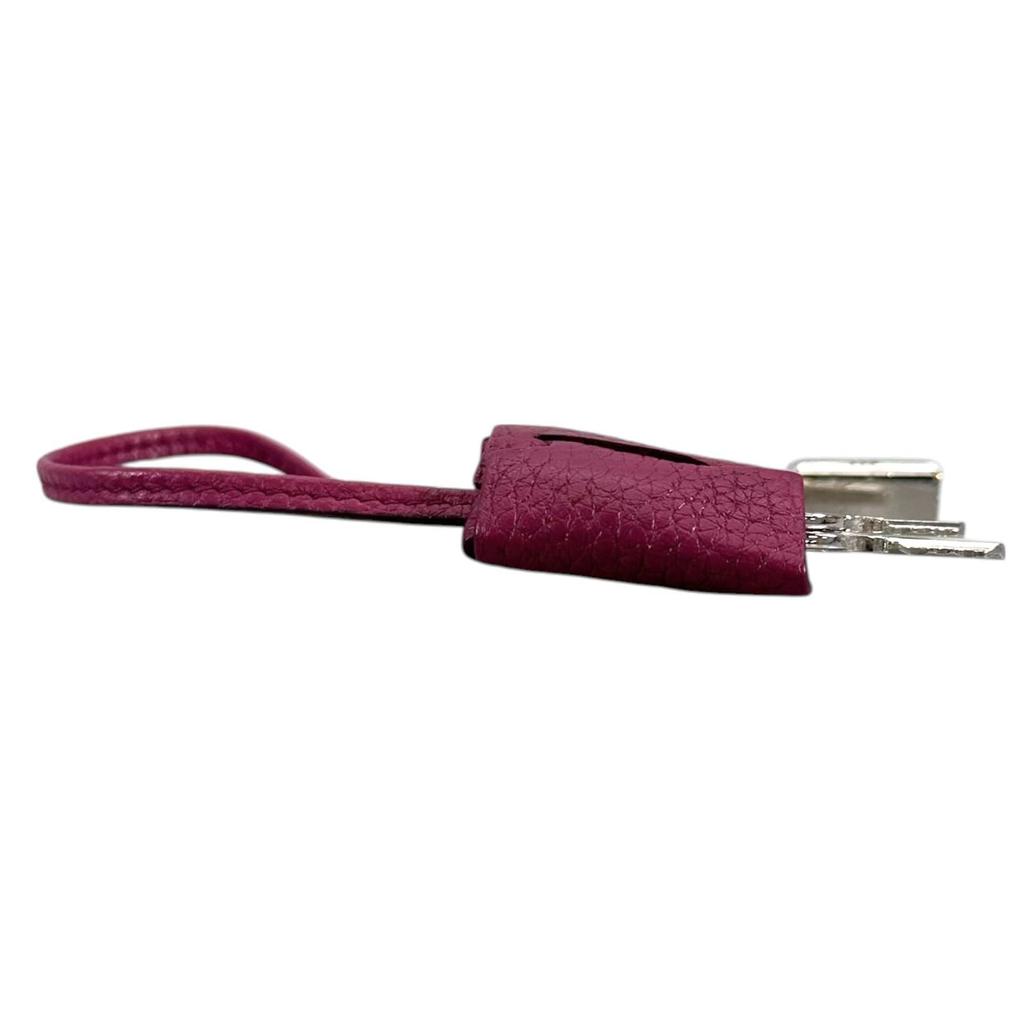 HERMES Cadena purple unisex Clochette No. 120 used
