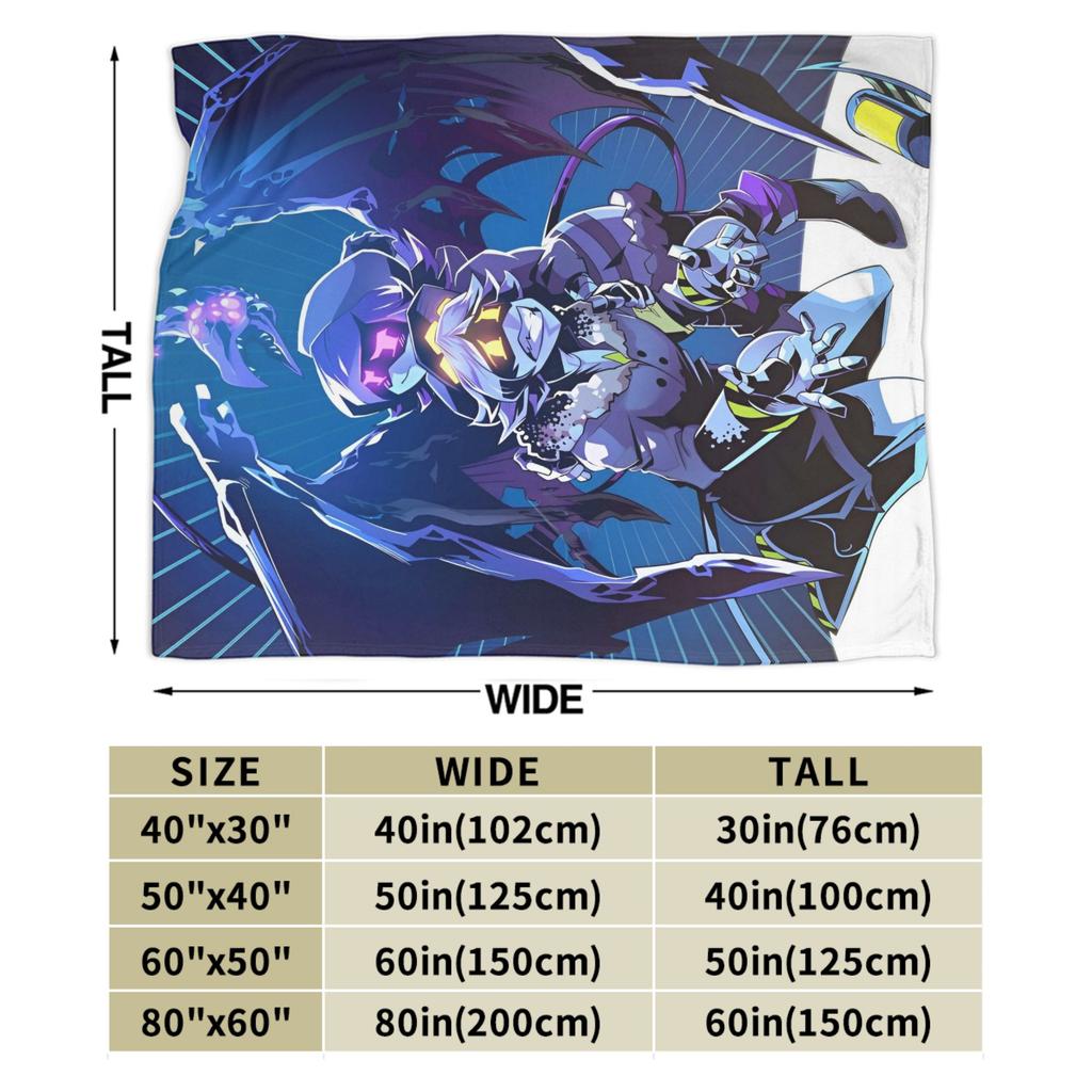 Murder Drones  Blanket Uzi Doorman Wool Funny Breathable Throw Blanket for Bedspread  Winter