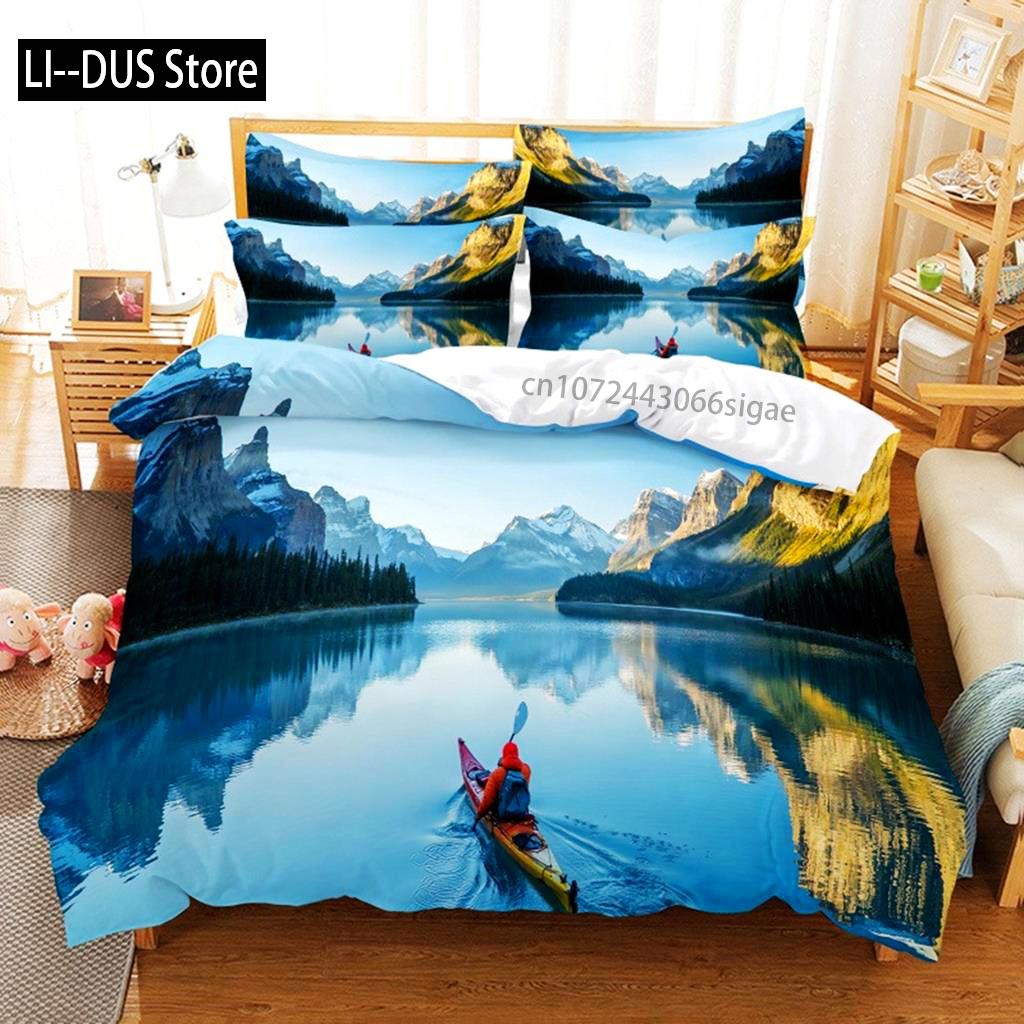Seaside Bedding Set Duvet Cover Set 3d Bedding Digital Printing Queen Size Bedding Set Fashion Design