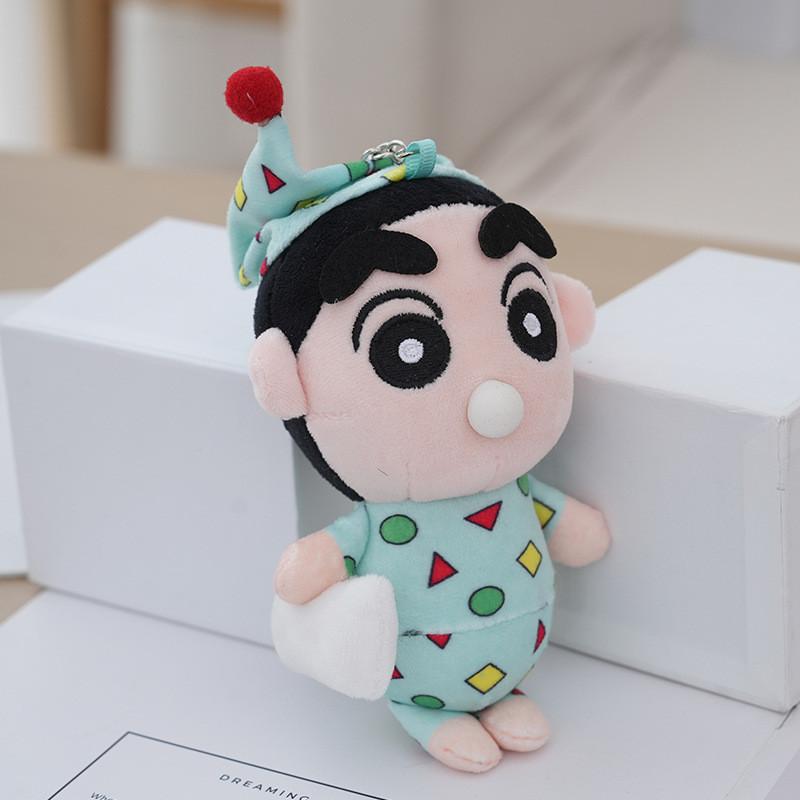 Entzückender Plüsch Crayon Shin-chan Schlüsselanhänger Weiches und kuscheliges Spielzeug für Taschen und Geschenke 16cm