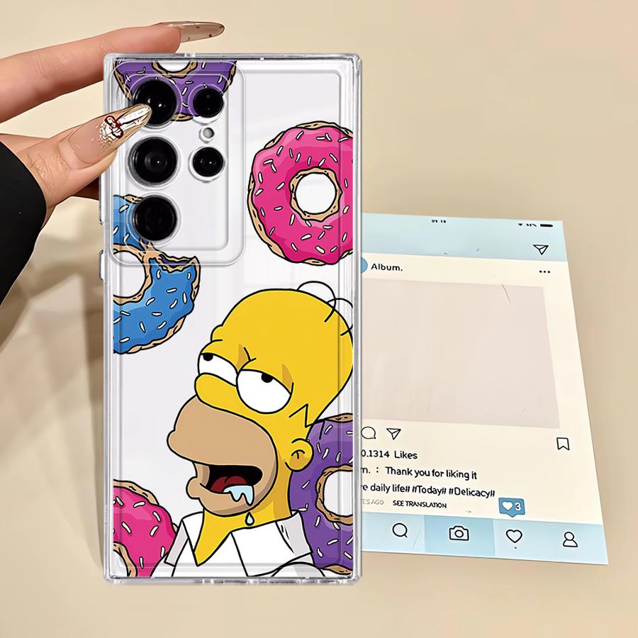 

Cute The S-simpsons Phone Cover Case for Samsung Galaxy S23 Ultra S25 Edge S22 FE S24 S21 S26 Note 20 Ultra 10 S20 Plus Galaxy S24 Ultra