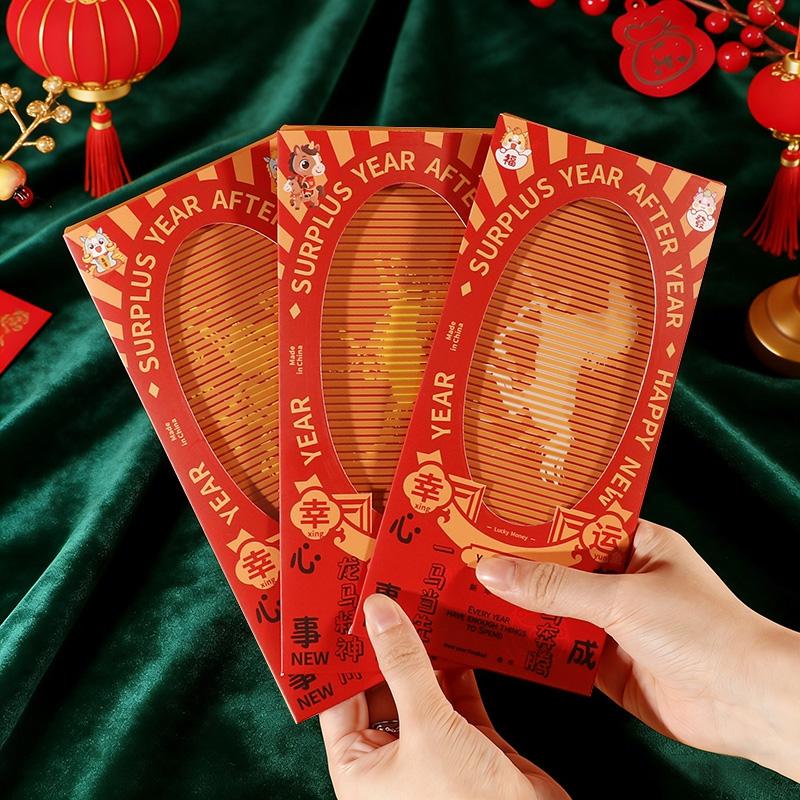 Chinese Horse Year Red Envelopes Chinese New Year Hongbao Party Supplies Spring Festival Money Pocket Kids Gifts