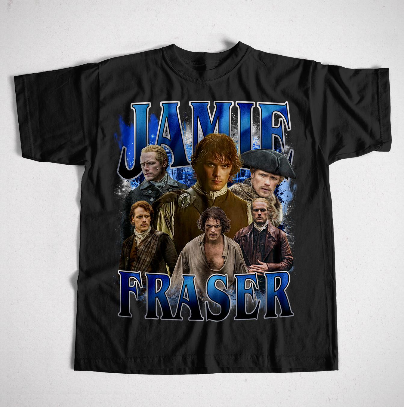 Unisex 90s Style Jamie Fraser Vintage TShirt Jamie Fraser Shirt Gift For Unisex And Unisex Unisex TShirt 2XL