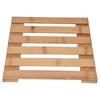 Pflanzenroller Untersetzer Quadratisch mit 360 Grad Abnehmbarem Lenkrad für Blumentopf 25x25cm S