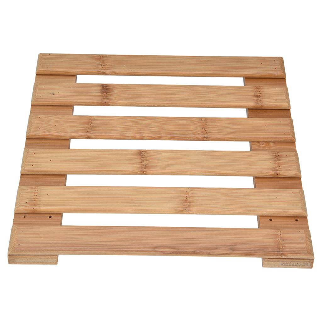 Pflanzenroller Untersetzer Quadratisch mit 360 Grad Abnehmbarem Lenkrad für Blumentopf 25x25cm S