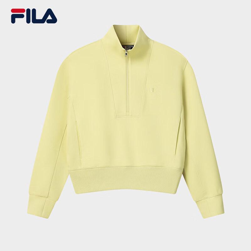 

FILA Women s Half-Zip Knit Sweatshirt L