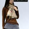 Women's High-End Knit Christmas Scarf – Thick, Warm, and Versatile for Autumn and Winter