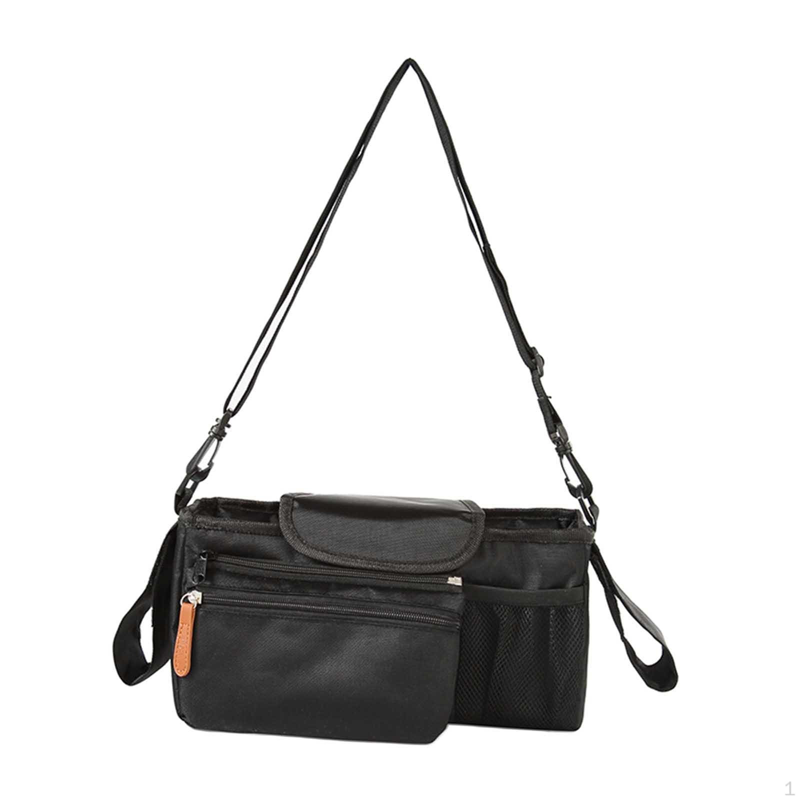 

Bag for Walks with Baby, Practical Accessory Organizer Black