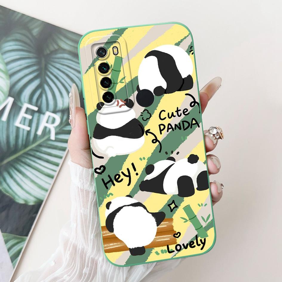 For Xiaomi Redmi Note 8 8T Case Fashion Painted Camera Protection Square Silicone Coque Soft Cover For Redmi Note8 Note8T Fundas
