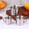1Pc Stainless Steel Coffee Mug Camping Cup Portable Soup Mug For Travel Home Unbreakable Drinking Cup With Handle For Coffee