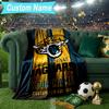 Custom Name Blanket Jacksonville Team Spirit Blanket Bedding Blanket for Travel, Camping, Living Rooms, Offices, Sofas, Fan Christmas Gift