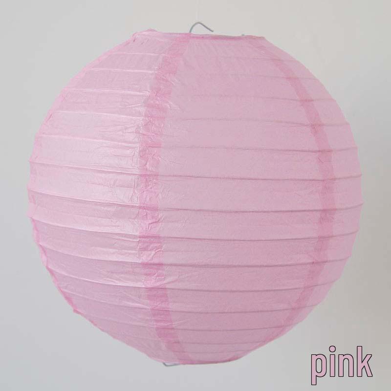 Colorful Handmade Paper Lanterns for Mid-Autumn Festival - Red DIY Round Lanterns for Shopping Mall Decoration