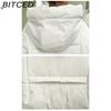 BITCED Women's Mid-Length Winter Waist-Defining Thickened Cotton Coat, Padded Jacket