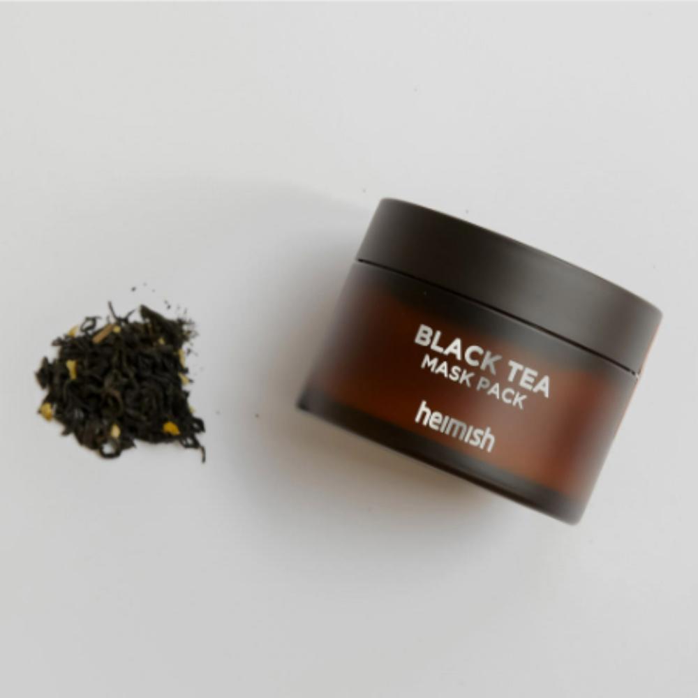 

Heimish Black Tea Mask Pack 110ml | Pore-Tightening & Refreshing Wash-Off Mask