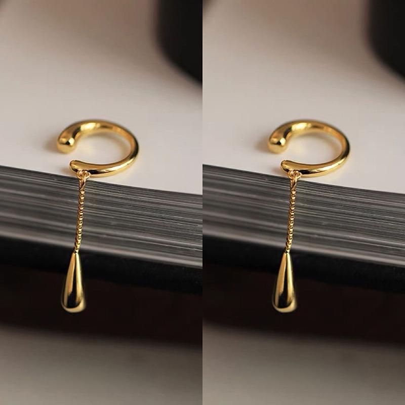 Simple Personality Tassel Drop Pendant Ear Bone Clip  Feminine Exquisite Party Accessories