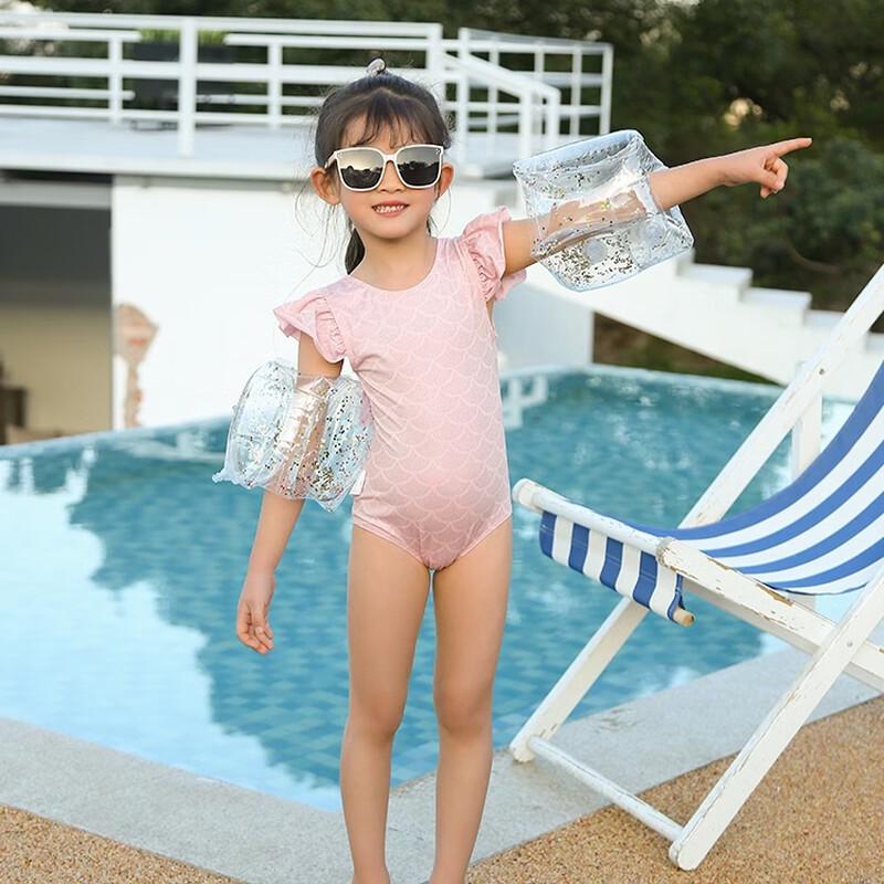 Children s Inflatable Arm Float Rings - Dinosaur Design