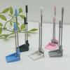 1:12 Dollhouse Mini Broom, Dustpan & Bin Set - Tiny Cleaning Props for Playhouse or Model Scene