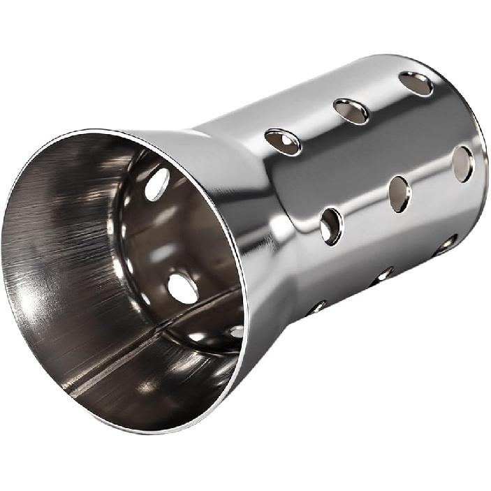 

Exhaust Baffle Silencer Exhaust DB Killer Silencer Muffler Fit for 2 inch Motorcycle Exhaust Pipe 1-Pack Style D