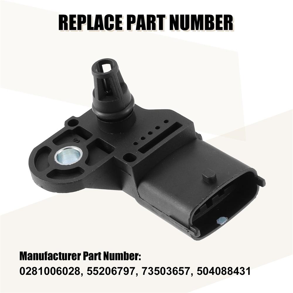 1 x New 0281006029 Boost Pressure Sensor For Fiat Opel Saab Renault Honda Ford
