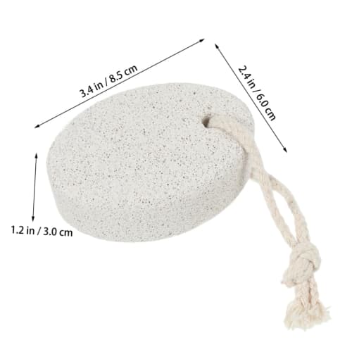 Frcolor 3-Piece Stone Callus Remover, Foot Scrub, Pumice Stone, Natural Foot Stone, Pumice Remover, Remover, Foot Scrub