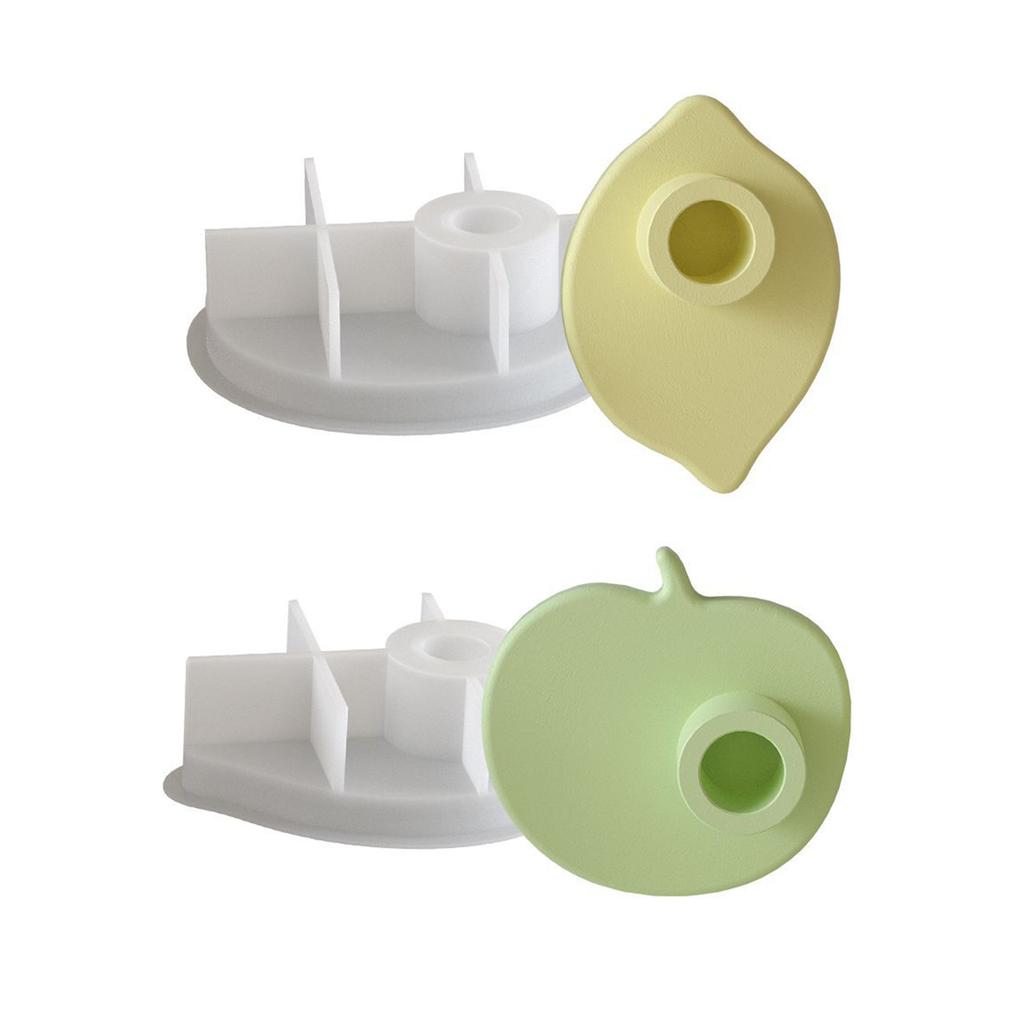 Weiche Silikonform Leicht lösende Formen Fruchtform Kerzenfußformen Silikontextur für Projekte und Heimgebrauch