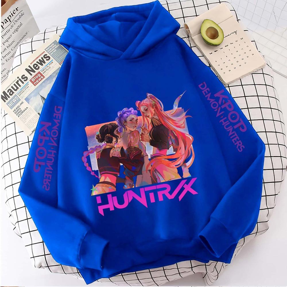 K-pop Devil Hunter Hoodie Girls' Long Sleeve Jacket Saja Children's Printed Hoodie Fashion Hoodie Children's Top