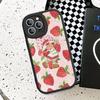 Cartoon Girl S-Strawberry S-Shortcake Phone Case For IPhone 16 15 14 11 12 13 Pro Max Plus Back Leather Shell