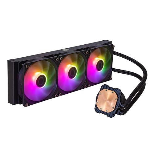 Cooler Master MasterLiquid 360L Core ARGB LGA1700/AM5 Compatible Water Cooling CPU Cooler with 360mm Radiator, MLW-D36M-A18PZ-R1 (FN1929)