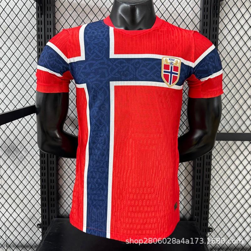 Vīriešu futbola krekls 2026 Norvēģija mājas