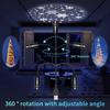 Christmas Themed Series USB Plug In LED Projection Lights Replaceable Light Strips Indoor Atmosphere Lights Holiday Decorations