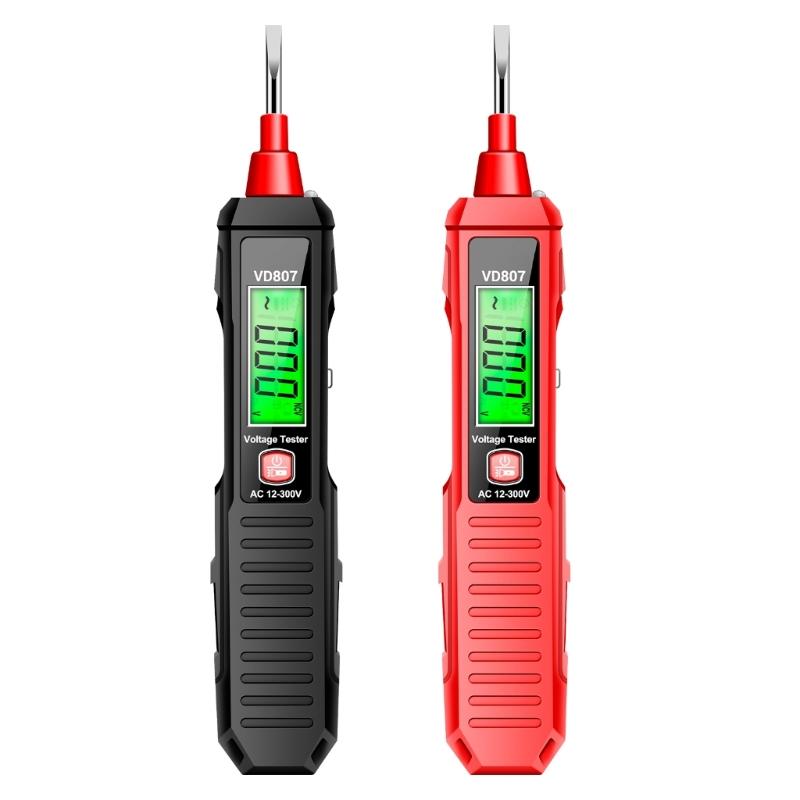 Electrical Screwdriver LCDBacklights Flashlight Sensitivity Adjustable Electrician Automatic Meter Voltage Tester Tools