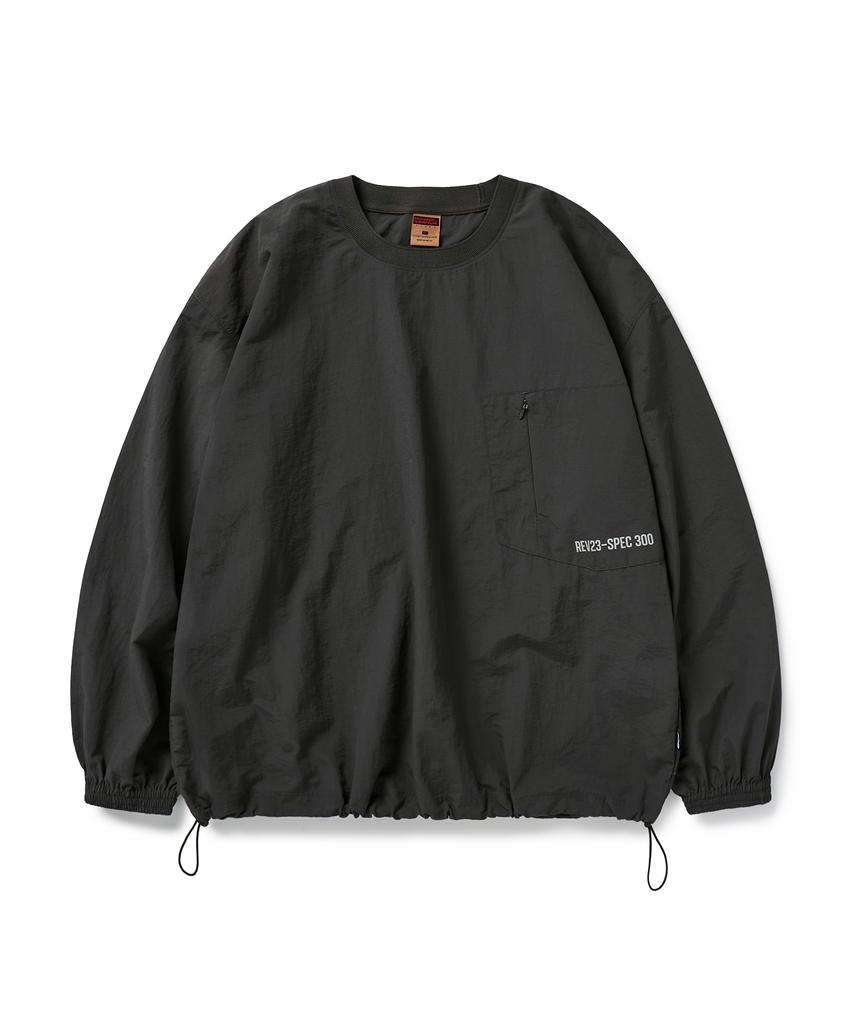 Peullukeu Utility Pocket String Sweatshirt Black Fwb304