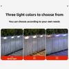 Solar Stair Riser Lights Waterproof Wall Mounted LED for Outdoor Steps Balcony Fence and Garden Accent Lighting